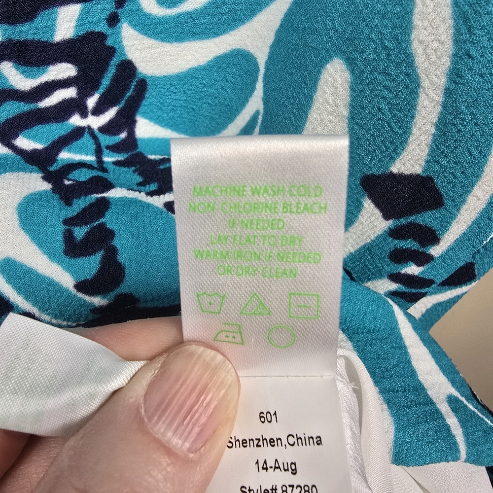 Lilly Pulitzer I'm Game Devine Zebra Shift Dress Size 6 - Picture 8 of 11